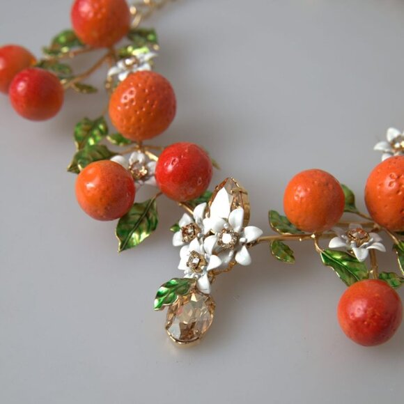 Dolce & Gabbana Jewelry - DOLCE & GABBANA Multicolor Charm Necklace with Lobster Clasp